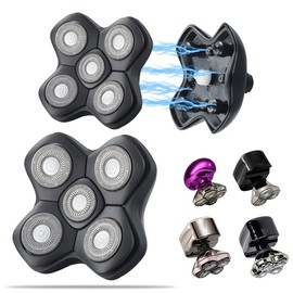 5 Blades Shaver Head for SKULL SHAVER, Magnetic Version Head Shaver Replacement Heads for SKULL SHAVER