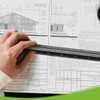 EIHI 1 x 30 cm long aluminium ruler triangular, triangular