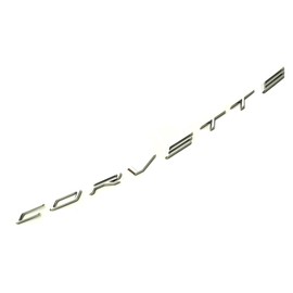 1x Rear Bumper Letters Emblem Car Badge Nameplate Logo Replacement for 2020+ Corvette C8 (Chrome)