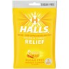 HALLS 2 Pack, HALLS Relief SUGAR-FREE Honey Lemon Cough Drops,