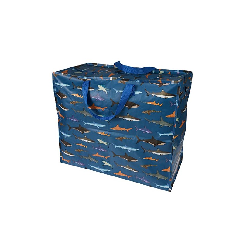 Rex London Sharks Jumbo Storage Bag Dark Blue