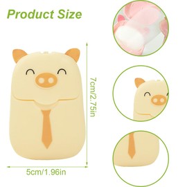 DDKY Paper Soap Flakes, 3 Boxes Paper Soap Flakes, Portable Mini Paper Soap Flakes for Travel, Camping, Outdoor Hiking