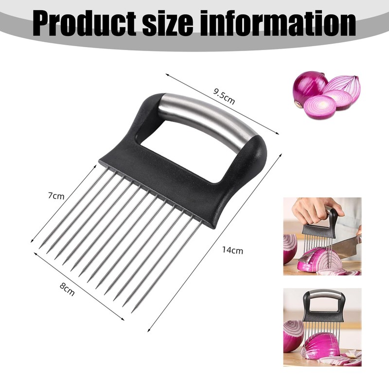 Onion Holder for Slicing,Large Onion Cutter for Slicing and Storage
