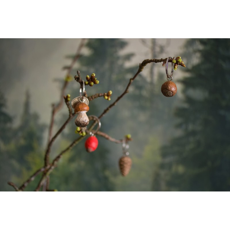 Wildlife Garden - Key ring - key ring - rose