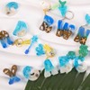 Moukiween Alphabet Keychain Molds with Hole, Resin Letter Number Molds