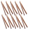 10 x Bamboo Tongs Toast Tongs for Cooking Toast Bread