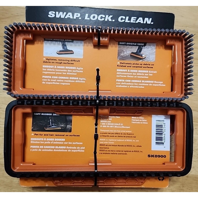 RIDGID 2-1/2 in. NXT Max Utility Nozzle Shoe Kit Attachments