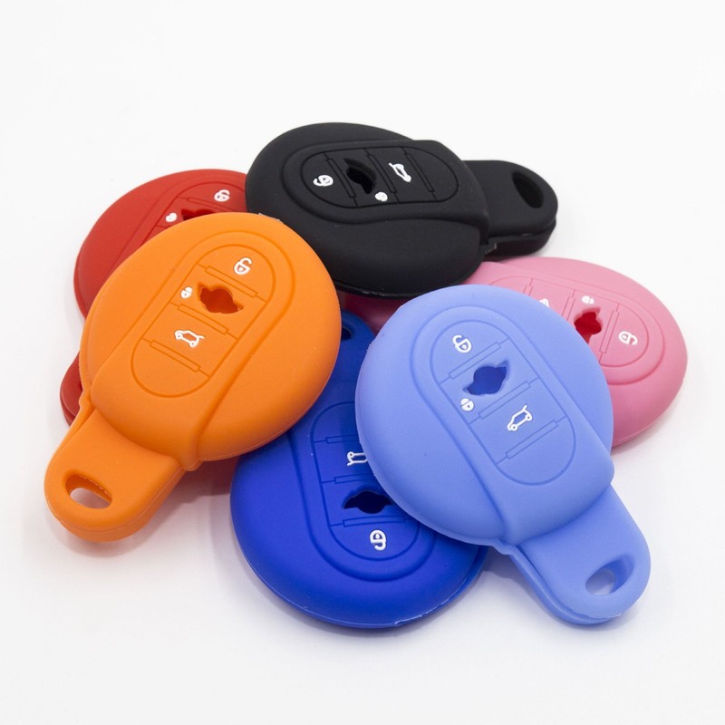 LIGHTKOREA Silicone Smart Key Case Cover for New Mini Cooper