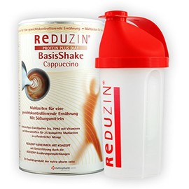Reduzin Diet BasisShake Various Varieties BCM Including Practical 500 ml Shaker (BasisShake Cappuccino, Shaker)