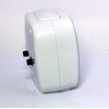 Atlanta 1978-0 Alarm Clock without Ticking with Light Analogue White
