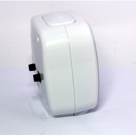 Atlanta 1978-0 Alarm Clock without Ticking with Light Analogue White