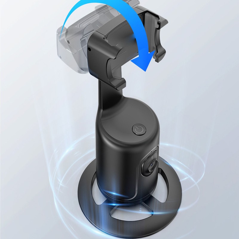 Auto Face Tracking Phone Holder 360 Degree Rotation ABS Phone