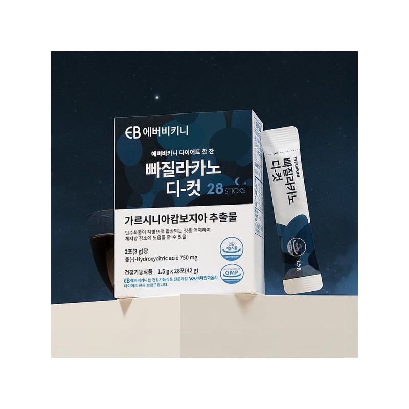 Everbikini 에버비키니 빠질라카노 디-컷 1박스 28포 Ever Bikini Pazzilla Cano