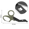 Titanium Bandage Shears Scissors EMT and Trauma Shears, Bent Stealth