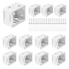 12 Pcs 1 Inch Blind Brackets Mini Blind Brackets Blinds