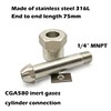 CGA580 - Pezones de alta presión para gas inerte comprimido