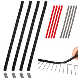 LeeYean LeeYean Oven Guards for Racks - 4 Pack Heat Resistant Silicone Oven Rack Shields Cover 14 inches Long Oven Rack Edge Protector, Protect Against Burns and Scars (Black)