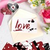 Hedeey Valentines Pattern Paper Double Sided Valentine Decorative Scrapbook Craft