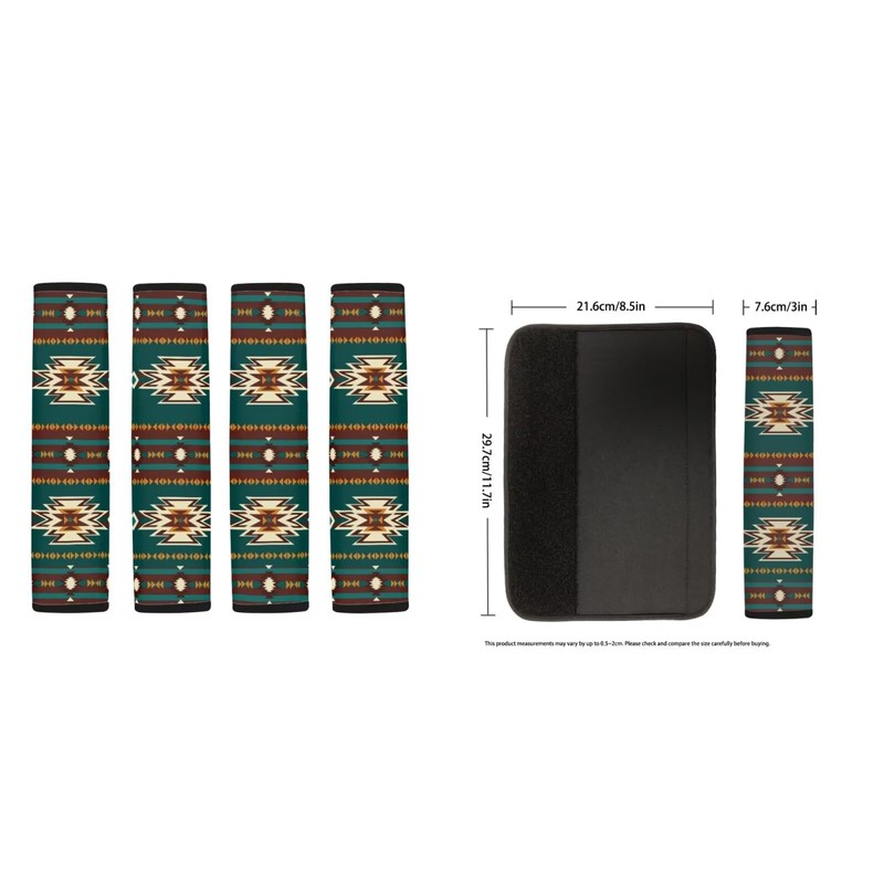 Salabomia Aztec Seat Covers Full Set with Western Steering Wheel