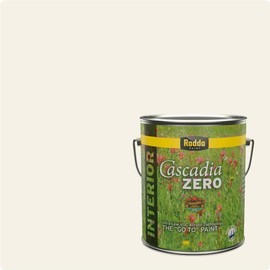 Rodda Paint CASCADIA ZERO Interior Semigloss Low VOC Paint & Primer in One, 1-Gallon, Standard White