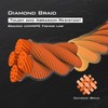 KastKing Hammer Braid Línea de pesca, naranja, 4 hebras, 40