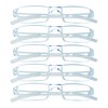 VisionGlobal 5 Pairs Reading Glasses, Blue Light Blocking Glasses, Computer