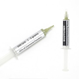 SCOTTCHEN Diamond Polishing Paste,500 Grit 36-54 Microns Lapping Compound with 50% Concentration of Diamond Powders for Jewelry, Metal, Ring, Glass, Coin,etc.-5 Gram