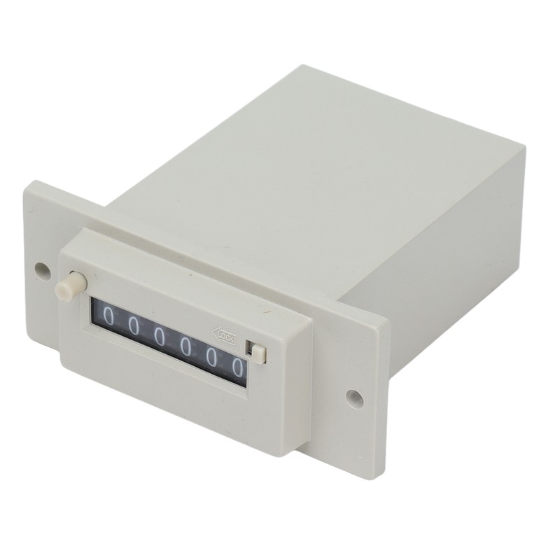 Electromagnetic Counter 0‑999999 6 Digit Industrial Pulse Totalizer for Machine
