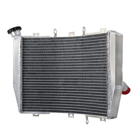YoApoio Aluminum Radiator for 1998-2002 Kawasaki Ninja ZX6R ZX 6R and for 2005-2008 Kawasaki Motorcycle ZZR600 ZX600, 1999 2000 2001 2006 2007 Full Performance Aluminium Radiators