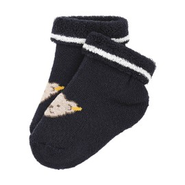 Steiff Unisex Baby Short Socks GOTS, Steiff Navy