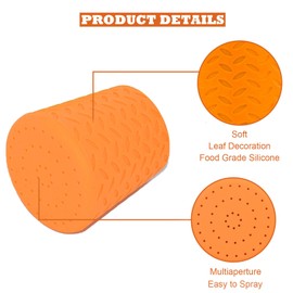 Bongpuda Portable Outdoor Shower For Dogs,Portable Shower Head,Bottle Attachment For Portable Outdoor Shower,Works with Most Plastic Water or Soda Bottles from 16 oz to 2 Liters(Orange)