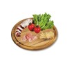 LS-LebenStil XL Pizza Plate 32 cm Round Bamboo Wood FSC