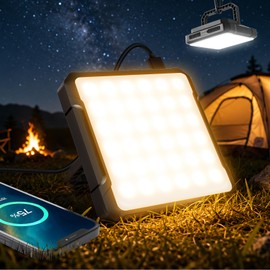 20000mAh Rechargeable Camping Lantern, 1300LM Ultra Bright LED Light, Fast Recharge & Output, 36H+ Runtime, 3 Colors & 5 Levels, IPX4 Water Resistant, for Emergency, Blackout, Outdoor Use