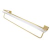 Bathroom Towel Rack Holder Acrylic Wall Mounted Hanging Storage Shelf