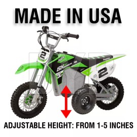BYP-TW-SX500 RAZOR SX500 500 SX -  KIDS YOUTH TRAINING WHEELS ONLY motorcycle ALL YEARS