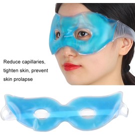 Pongnas Mascarilla para Ojos Reutilizable con Compresa Fría y Caliente, Mascarilla para Ojos de Gel Refrescante para Hinchazón de Ojeras, con Material y Liso, para Trabajadores
