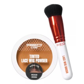 Red by Kiss Set Red By Kiss Lace Brush Y Lace Tinted Powder (juego Marró