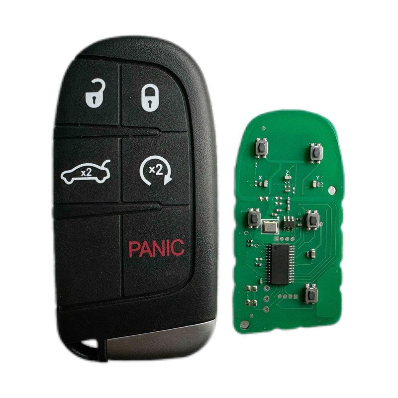 Smart Key for Dodge Journey, YIKEBALOG 5 Buttons Proximity Remote