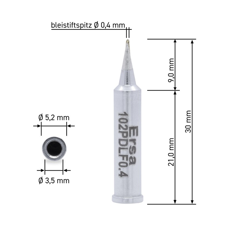 Ersa ERSADUR Angled Soldering Tip