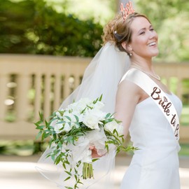 Hen Party Accessories Set of 10, Bride to Be Sash and Veil Tiara Team Bride Sash Tattoos - Wedding Hen Do Bride Sash and Tiara Veil Accessories for Bridal Shower Hen Party Decorations White Black