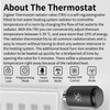 Smart Thermostat Heizkörperventil Programmierbares Thermostatventil, Zigbee Thermostat zur Temperaturanpassung, App-Steuerung,