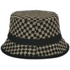 Happy Hat, Plaid Pork Pie Hat, 23.6 inches (60 cm),