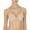 Natori Women's Pure Luxe Custom Coverage Contour Bra, Cafe, 30DD