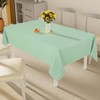 smiry Rectangle Table Cloth, Waterproof Anti-Scratch Polyester Tablecloth, Decorative Washable