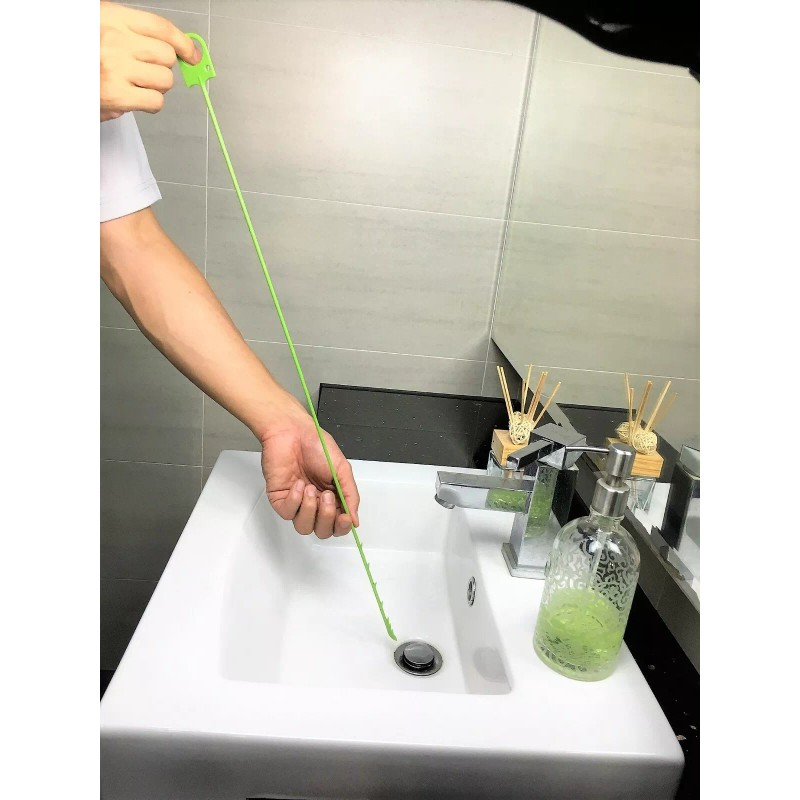 SDI SDY 26 inch Snake hair drain clog - red