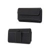 DFV mobile - Belt Case Cover Horizontal Leather & Nylon