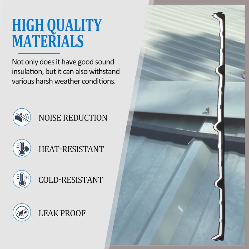 9 in Self-Adhesive Foam Closure Strips for Metal roof foam