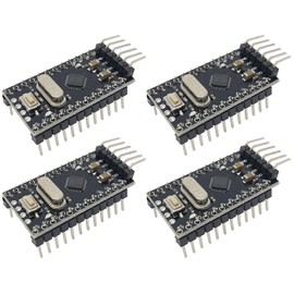4PCS Pro Micro 328P 5V 16MHz Bootloadered, IDE Micro USB Pro Micro Development Board Microcontroller, Micro USB Development Board Module Microcontroller for Arduino
