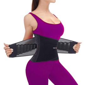 TESETON Soporte de Espalda para Mujeres Hombres Dolor de Espalda, Cinturón de Soporte de Espalda Alivio Del Dolor de Hernia de Disco, Ciática,...     