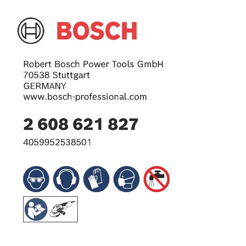 Bosch 25x EXPERT R782 Prisma Ceramic X-LOCK Fibre Discs (for